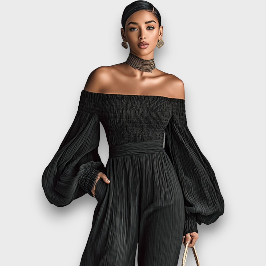 Marleah – Ensemble pour femmes en tissu plissé