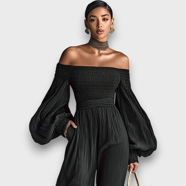 Marleah – Ensemble pour femmes en tissu plissé