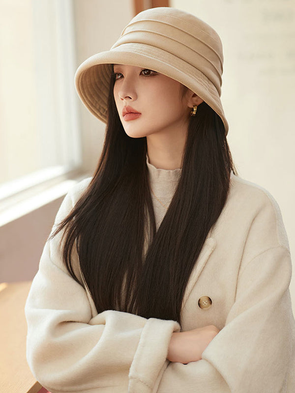 Chapeau chaud couleur unie