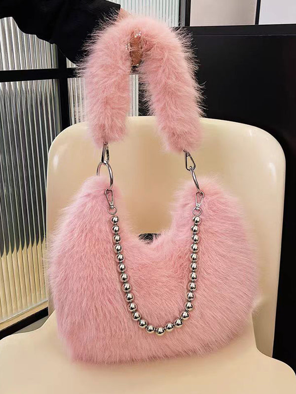 Sac à main perlé à empiècements