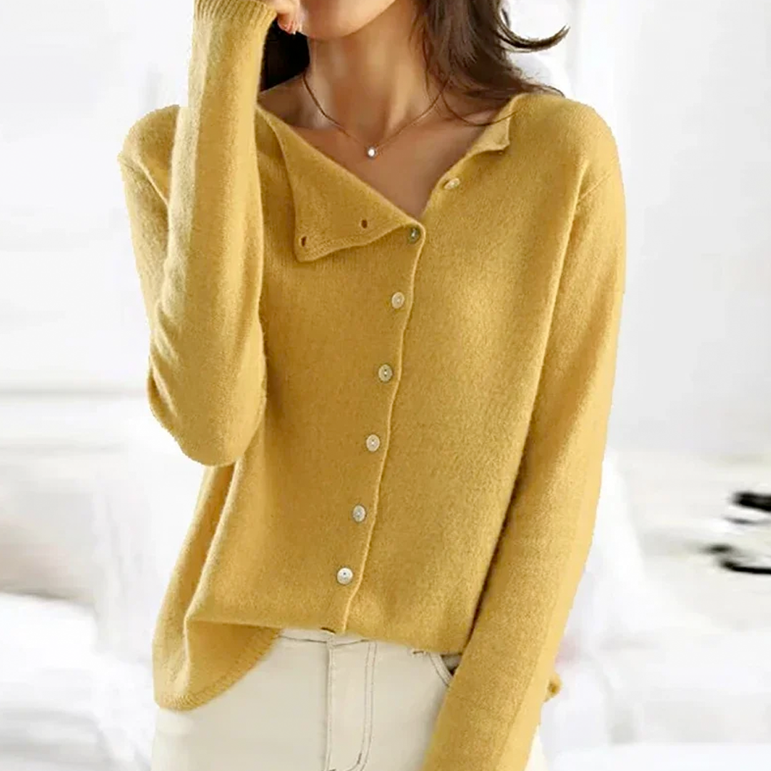 Cardigan Femme Boutonnage Manches Longues | Classique Léger