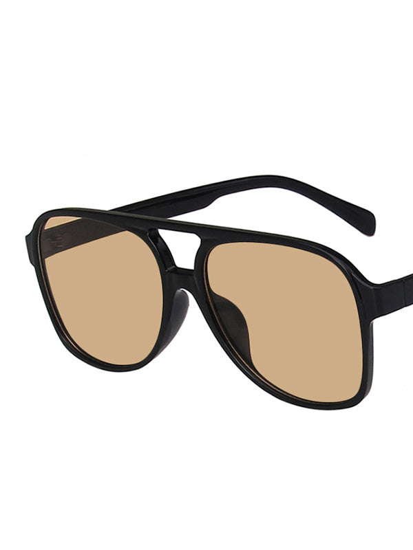 Lunettes de soleil géométriques anti-UV