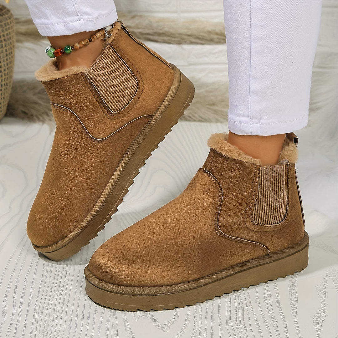 Bottes d'hiver pour femmes | Bottes Slip-On avec des côtés élastiques
