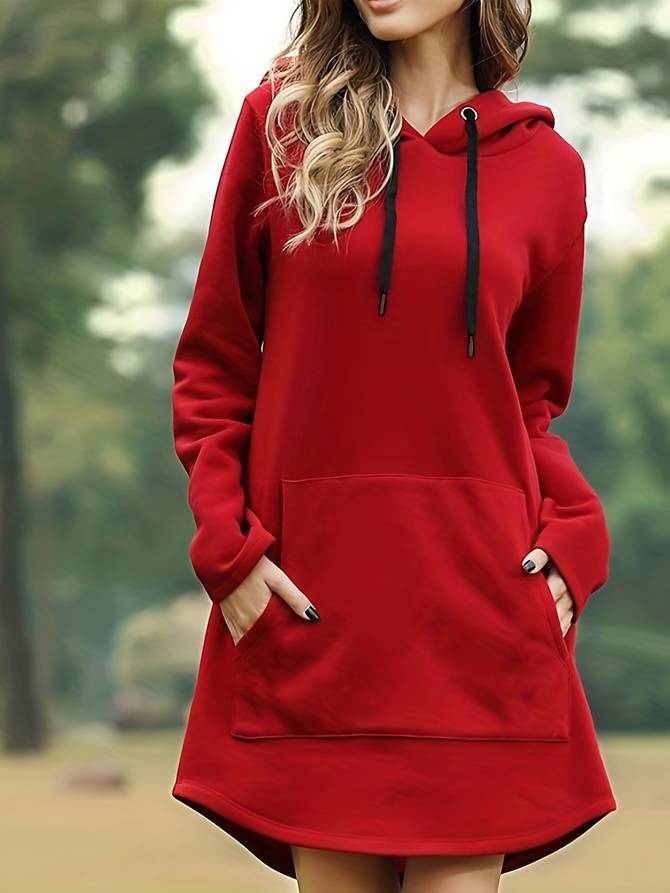 Robe à Capuche Longue pour Femmes | Décontractée