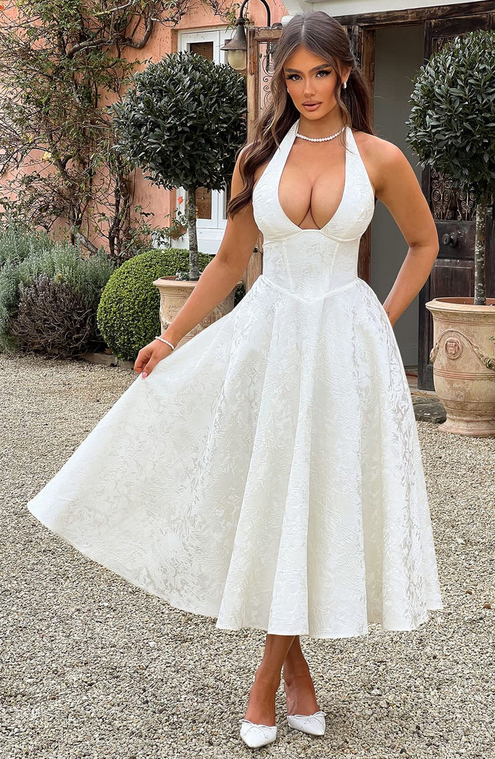 Esmeralda | Robe midi élégante