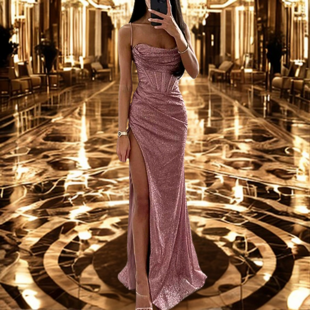 Betty | Robe de soirée élégante en satin pour femmes