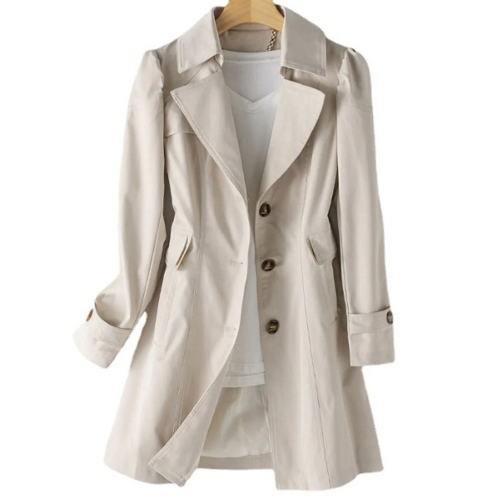 Trench-coat élégant d'automne pour femmes | Long