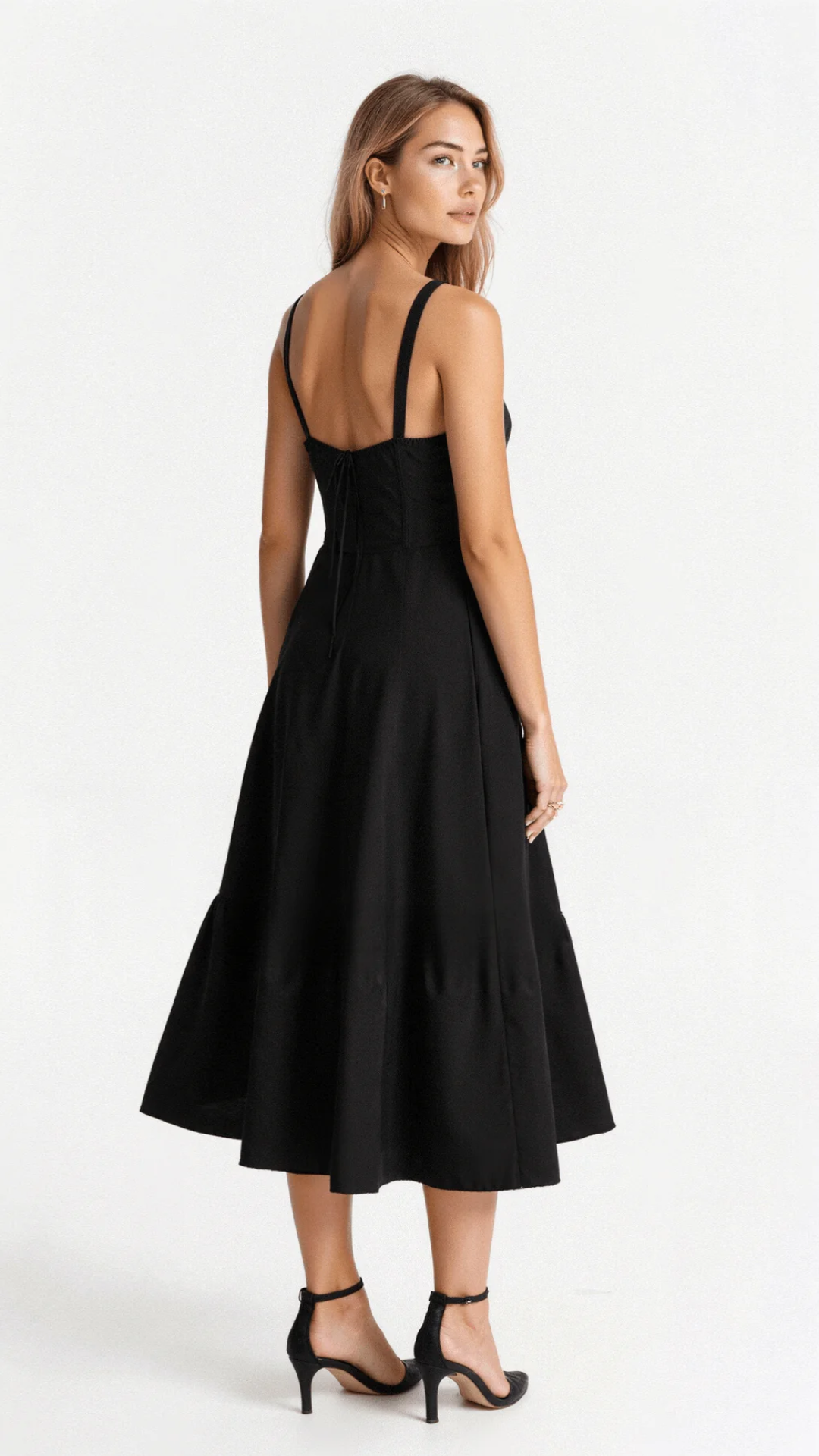 Robe d'été élégante en corset pour femmes | Midi