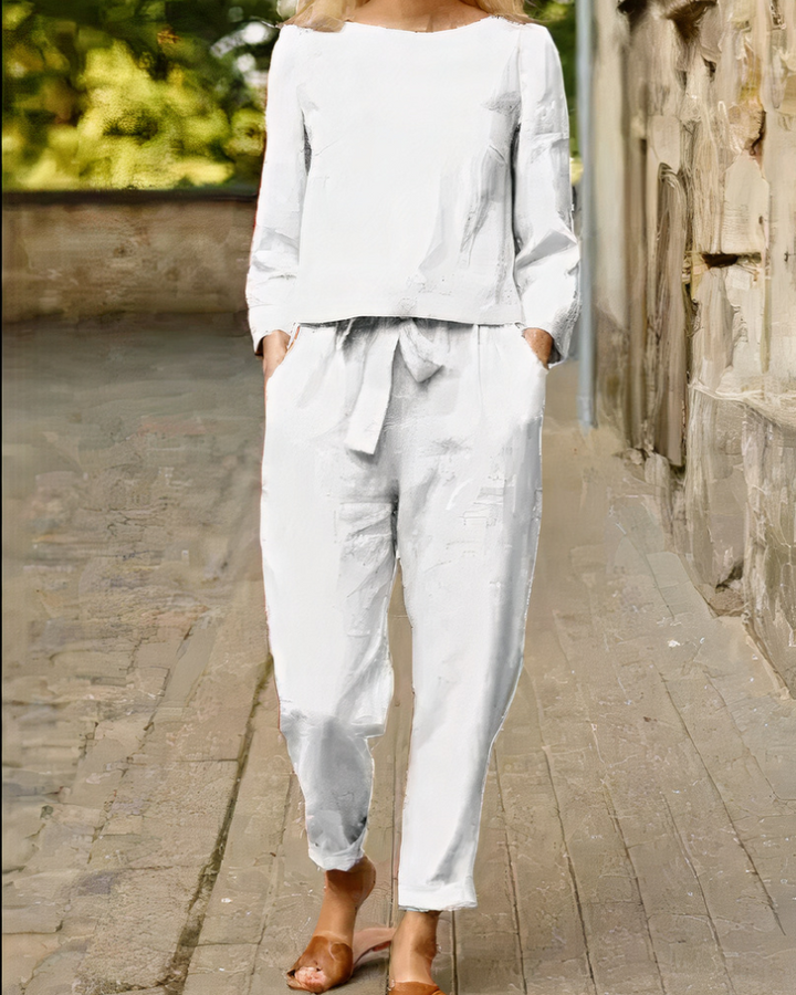 Ensemble élégant de haut et pantalon pour femmes | Deux pièces