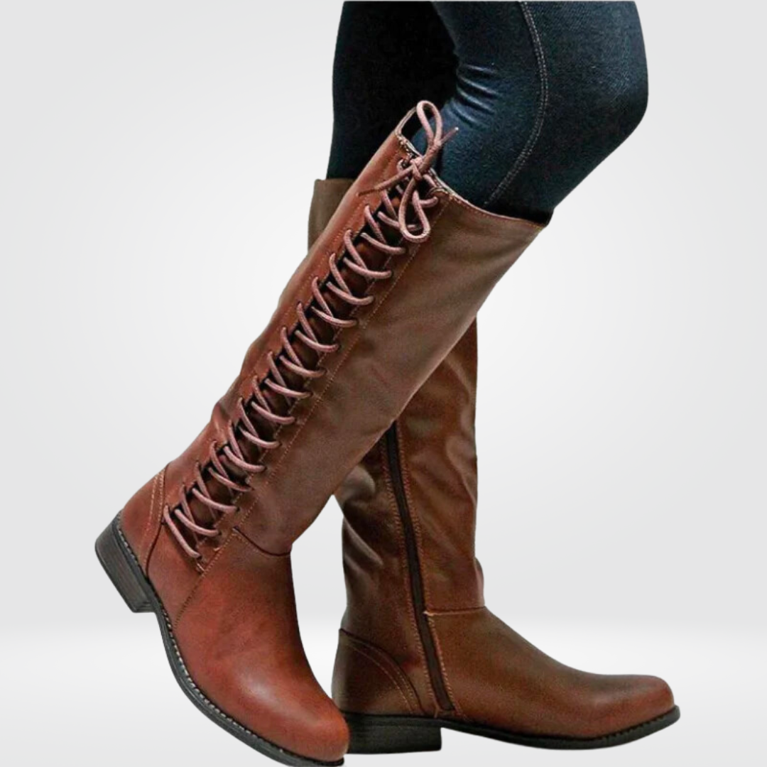 Odette | Bottes élégantes pour femmes, hauteur genou, avec talon bloc