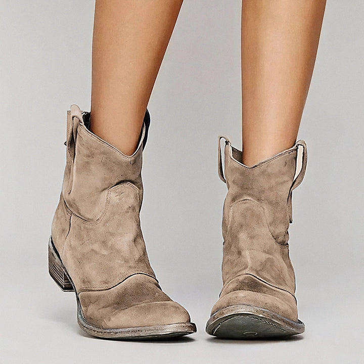 Ella | Bottines western à talon bloc pour femmes