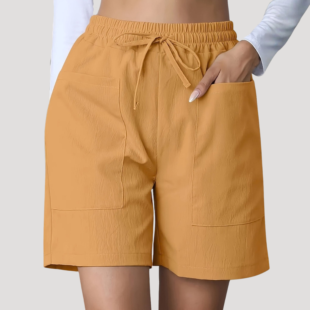 Emilia | Shorts Détendus pour Femmes avec Cordon de Serrage