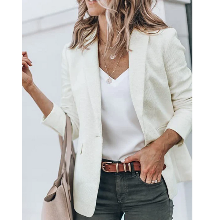 Emilia | Blazer Tailleur Long à Manches