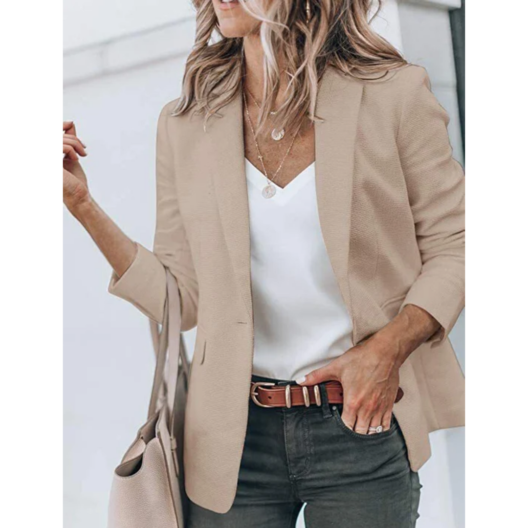 Emilia | Blazer Tailleur Long à Manches