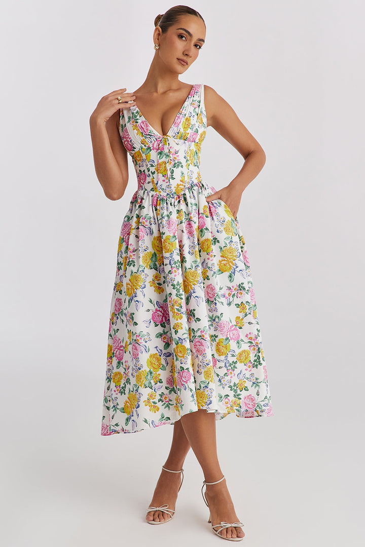 Elodie | Robe de demoiselle d'honneur drapée