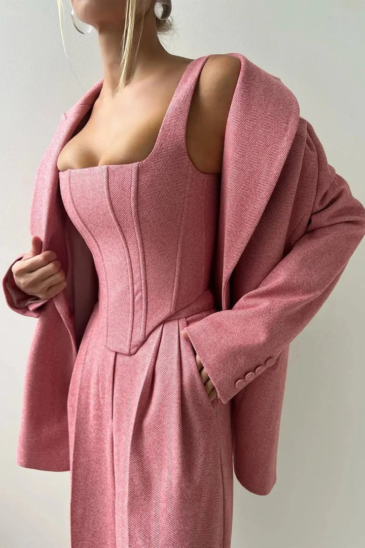 Vera | Ensemble 3 Pièces Femme Ajusté Haut Jupe Blazer – Ensemble Professionnel 2026