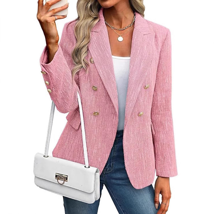 Estrid | Blazer femme à double boutonnage avec col à revers