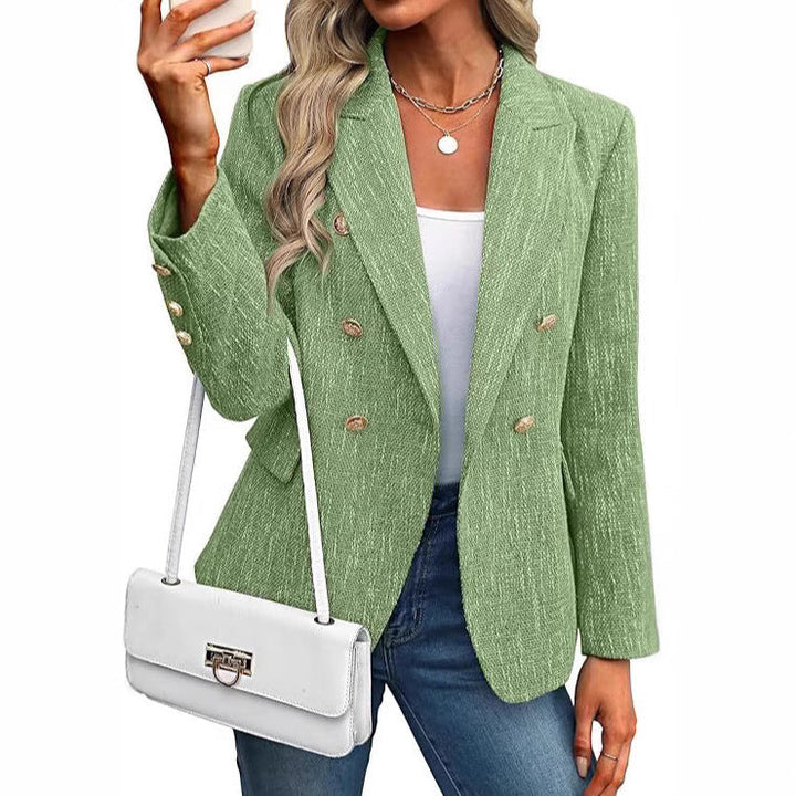 Estrid | Blazer femme à double boutonnage avec col à revers