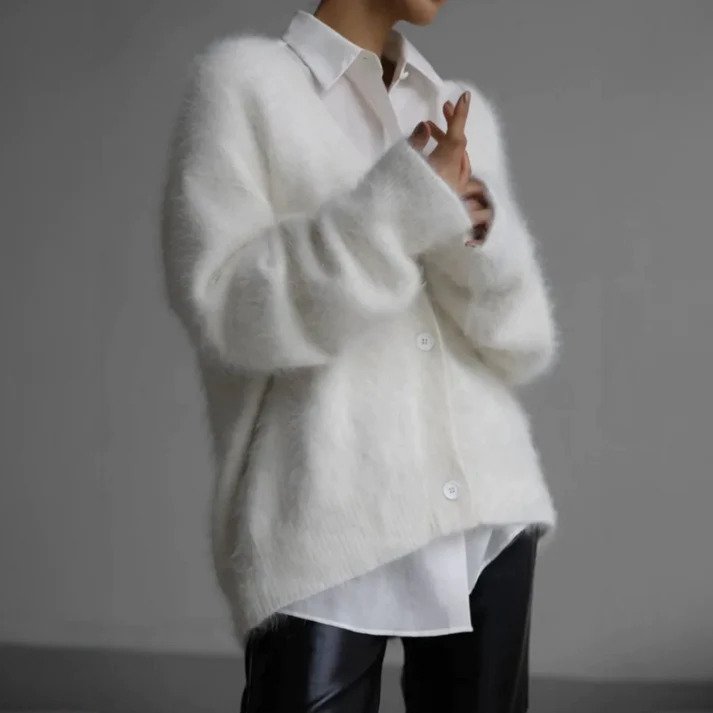 Gilet Femme Doux Col V | Élégant Décontracté