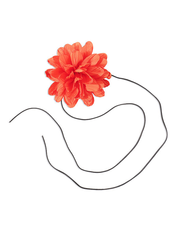 Accessoires de colliers noués à fleurs tridimensionnelles, accessoires de chaîne de taille