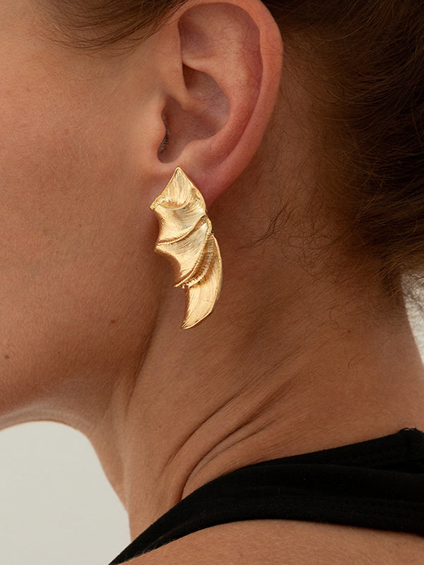 Boucles d'oreilles pendantes géométriques normcore
