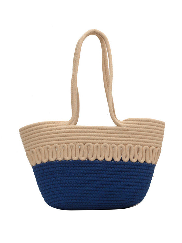 Sac à main ajouré couleur contrastée