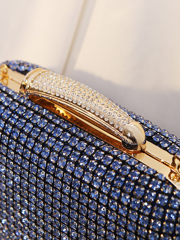 Sac à main à chaîne, à strass