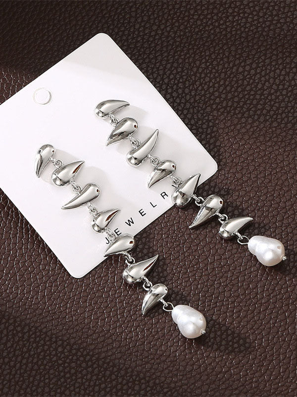 Boucles d'oreilles pendantes géométriques