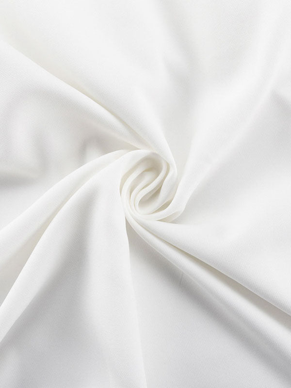 Robe longue plissée transparente à manches évasées, coupe près du corps, en gaze, à empiècements, à col carré, couleur unie