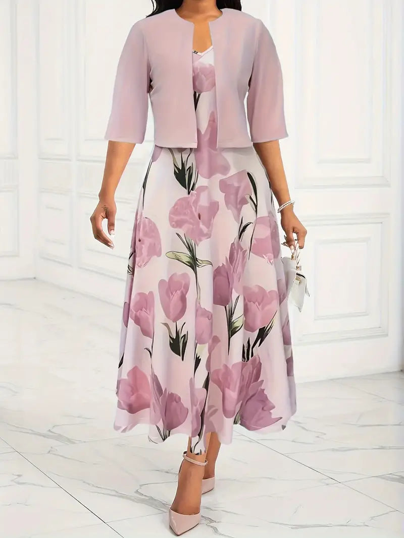 Robe Maxi Set Femme Coordonnée