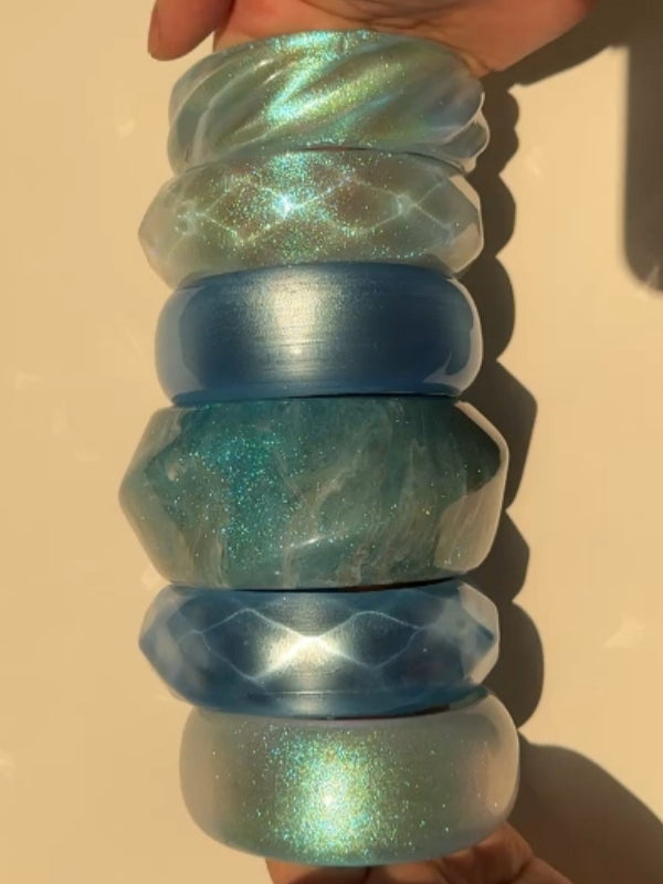 Bracelet géométrique brillant