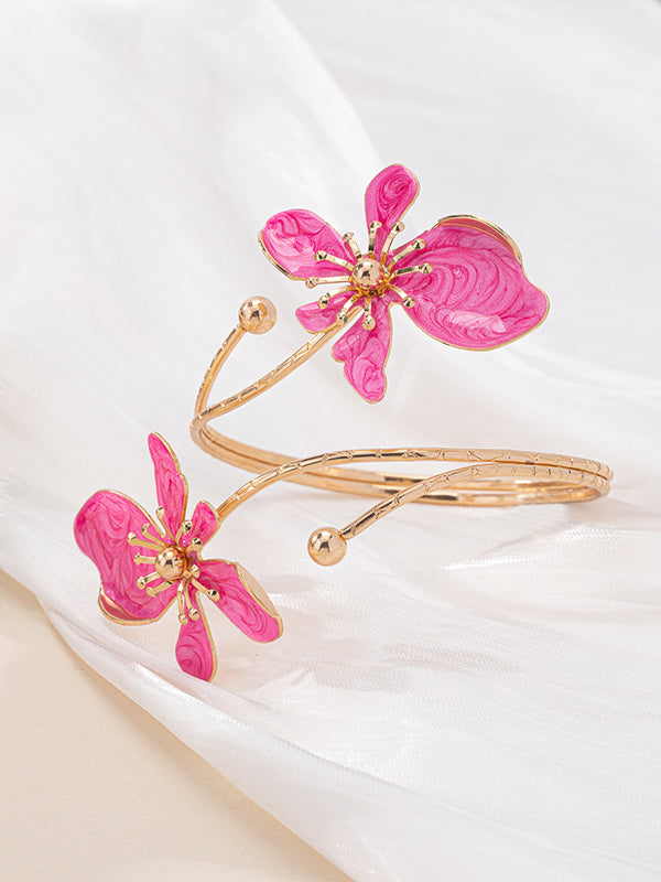 Bracelet réglable en forme de fleur