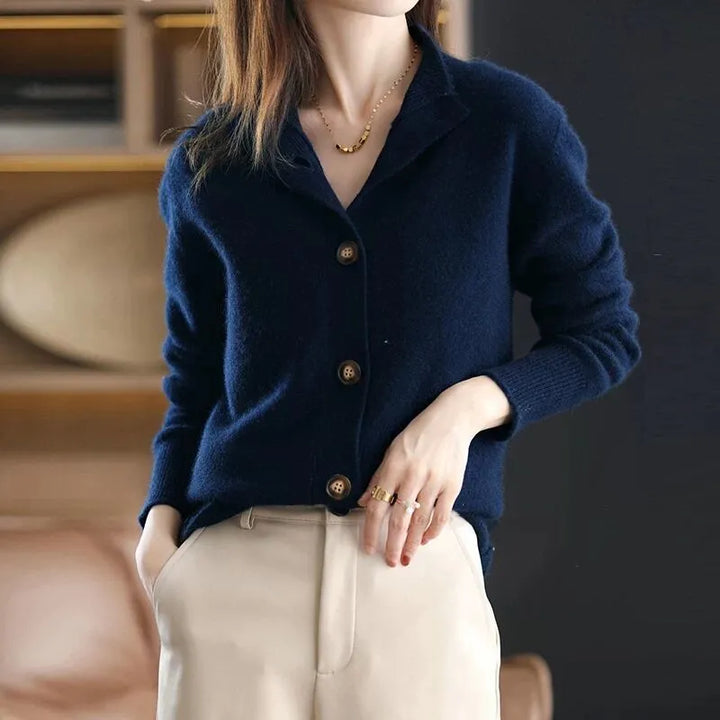 Cardigan à boutons élégant et confortable, classique, polyvalent, pour femmes