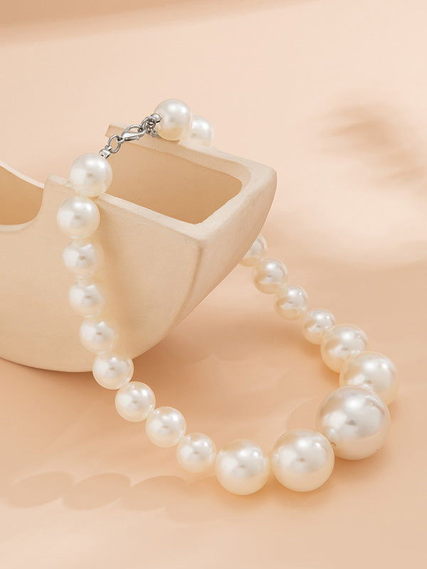 Collier perlé à perles