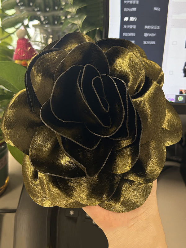 Broche à fleurs en 3D