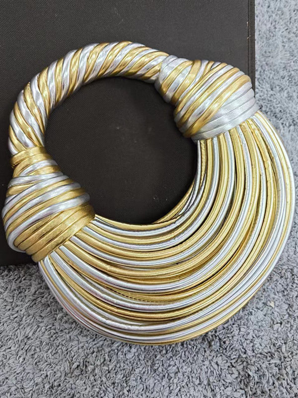 Sac à main géométrique à fermeture éclair