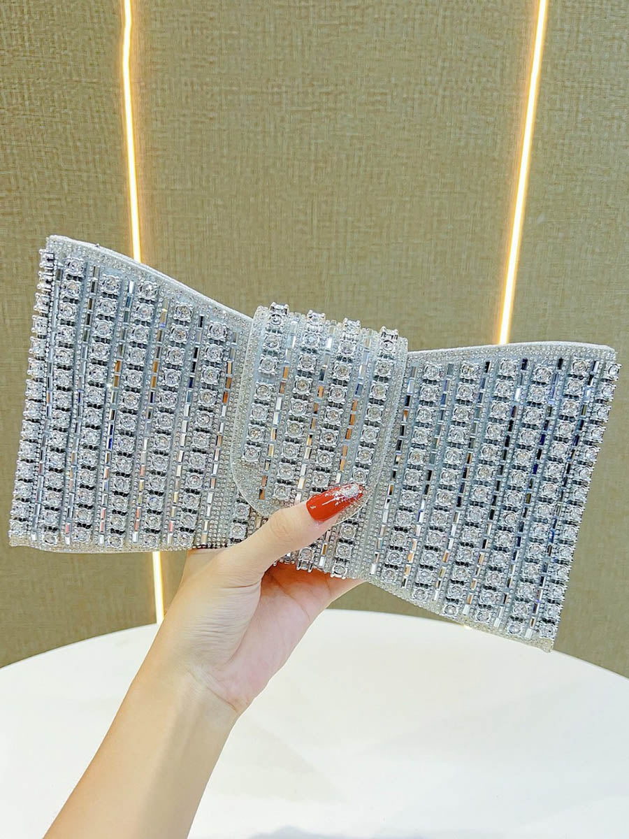 Sac à main à chaîne, à strass