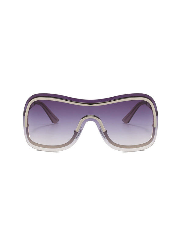 Lunettes de soleil géométriques anti-UV
