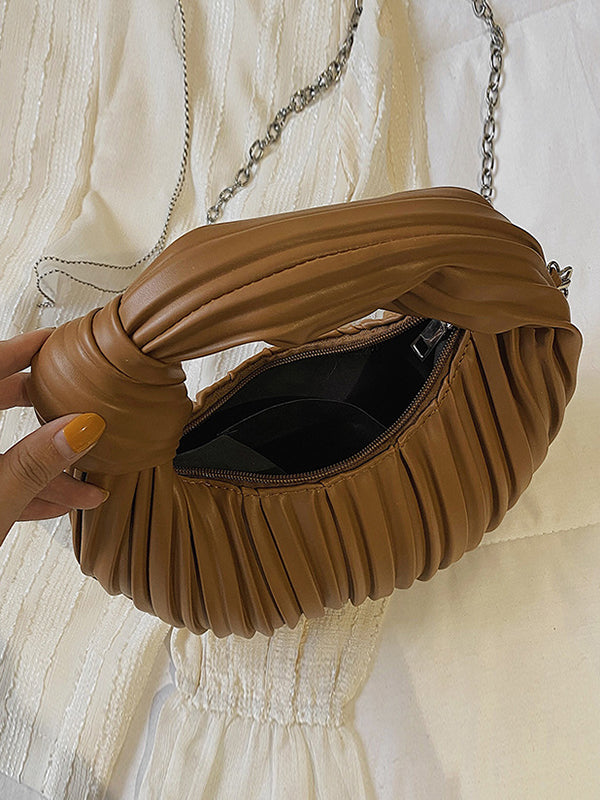 Sacs à fermeture éclair plissés à empiècements Accessoires Sacs à main Sacs à bandoulière