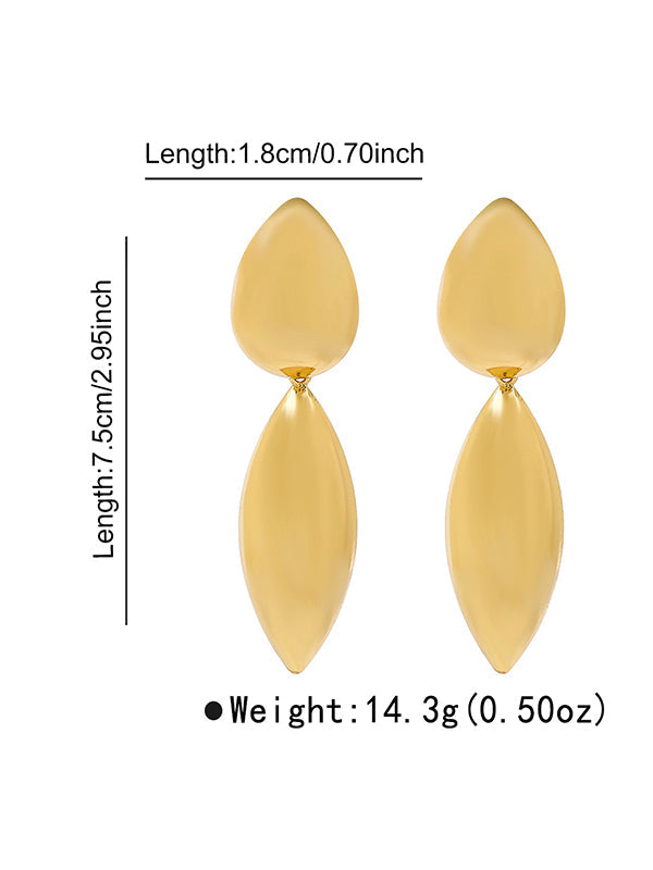Boucles d'oreilles pendantes géométriques