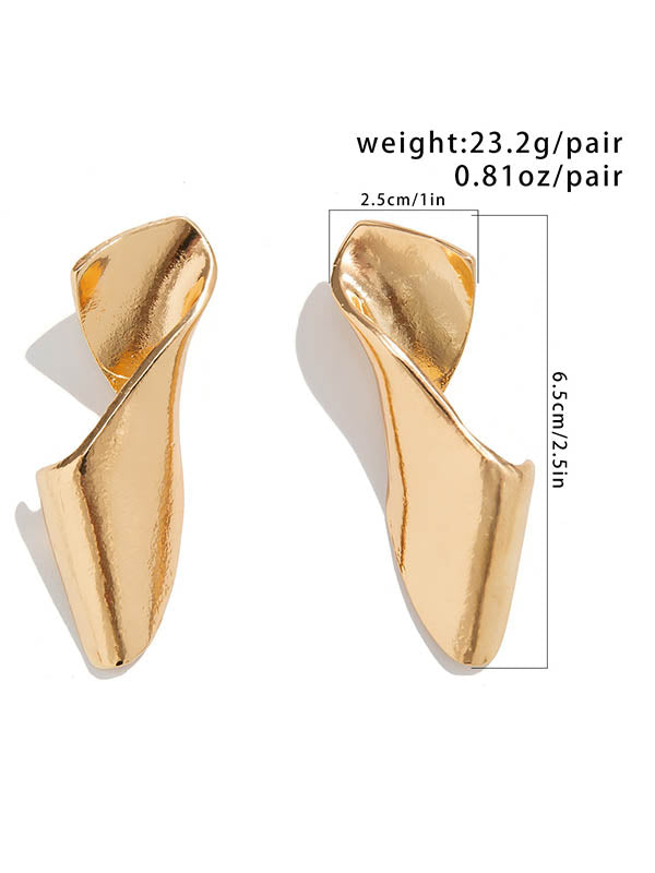 Boucles d'oreilles pendantes géométriques