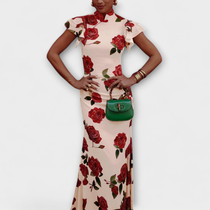 Luna - Robe maxi à imprimé floral
