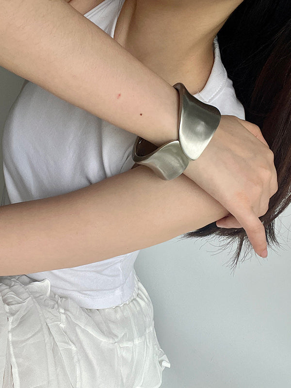 Bracelet géométrique couleur unie