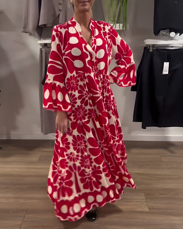 Marielle | Robe maxi élégante avec motif