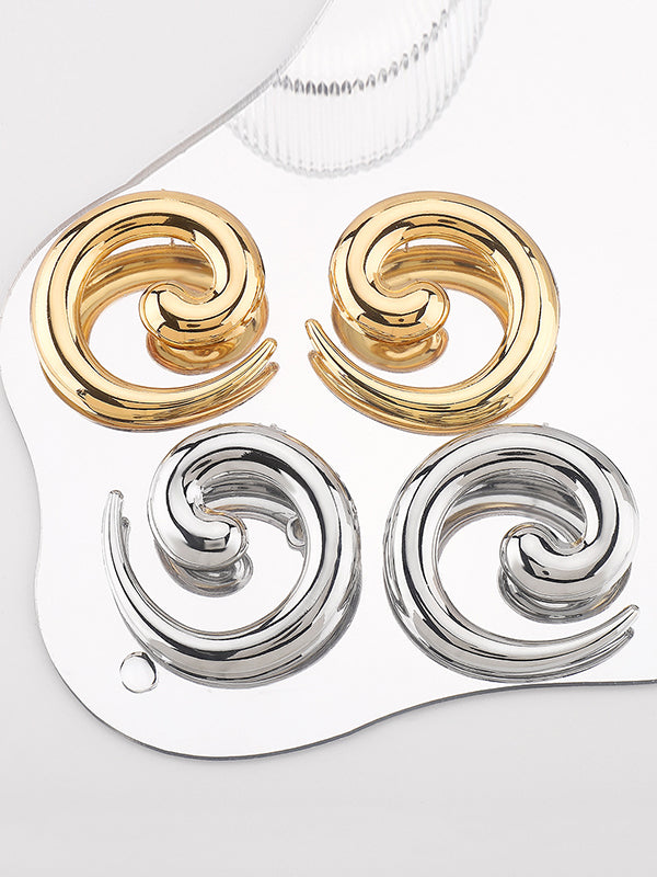 Boucles d'oreilles pendantes géométriques