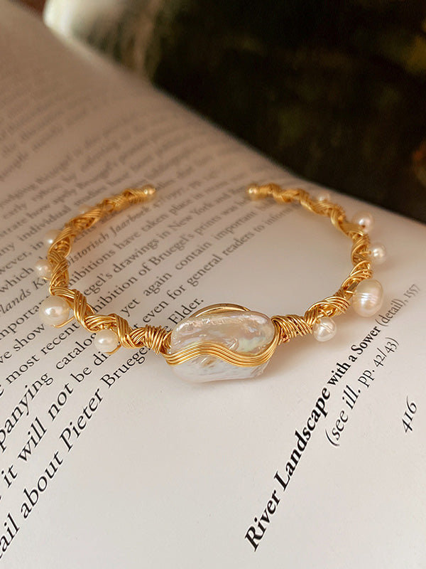 Bracelet à perles, à empiècements