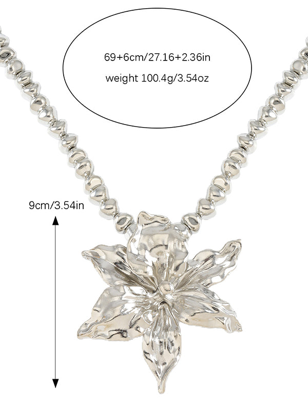 Collier en forme de fleur