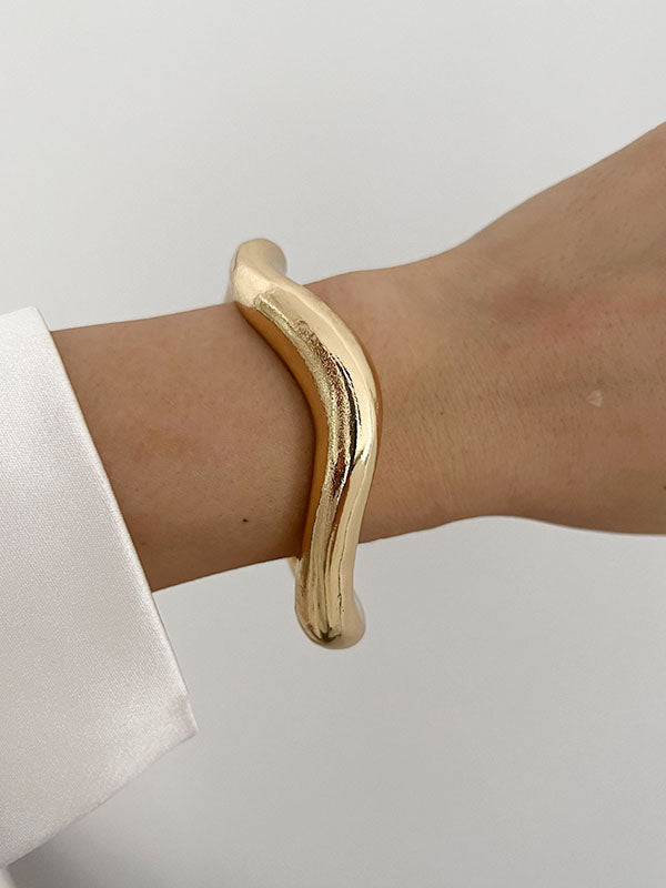 Bracelet géométrique couleur unie