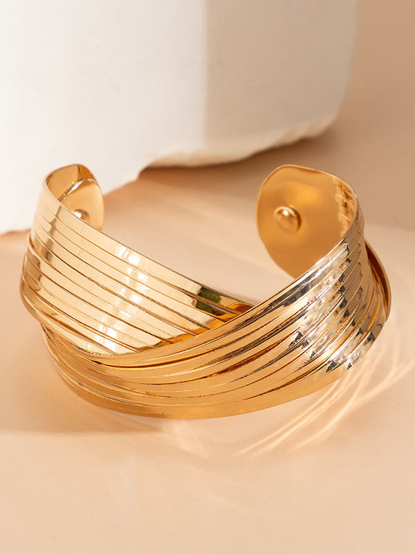 Bracelet géométrique couleur unie