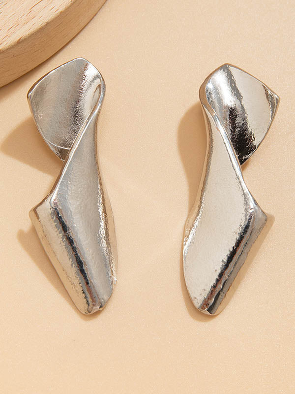 Boucles d'oreilles pendantes géométriques